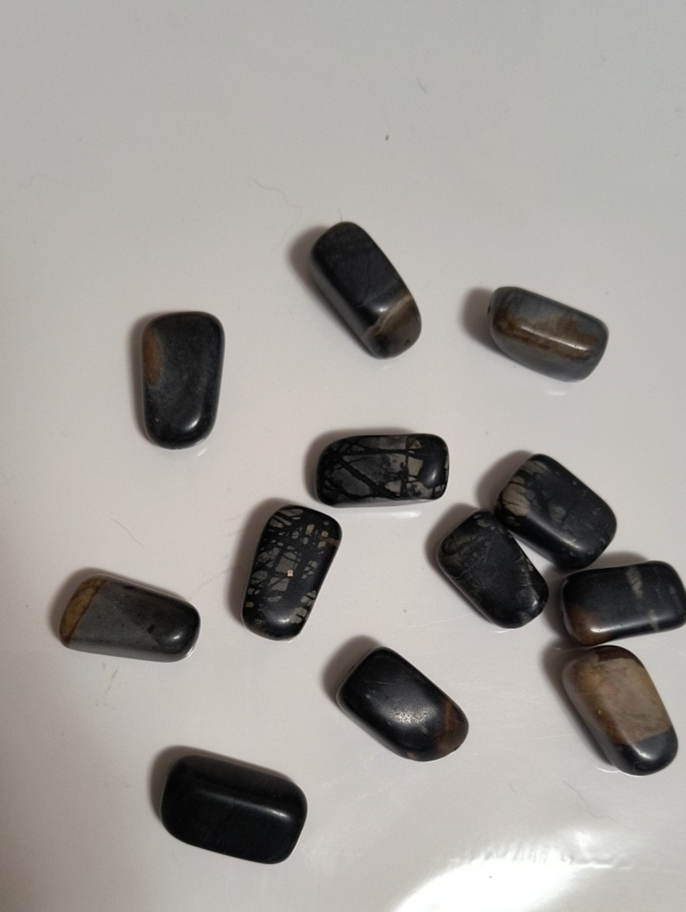 Picasso marble beads - Picture 7 of 7